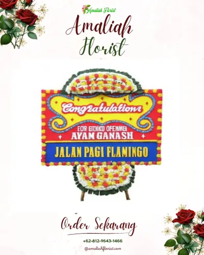 Bunga Papan Congratulation di Kawan